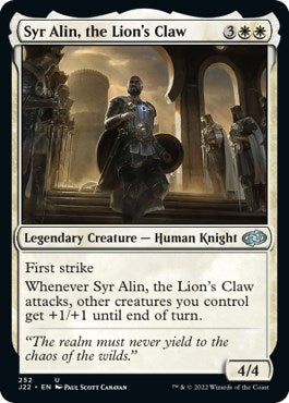 Syr Alin, the Lion's Claw [Jumpstart 2022] | Rook's Games and More