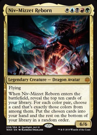 Niv-Mizzet Reborn [War of the Spark] | Rook's Games and More