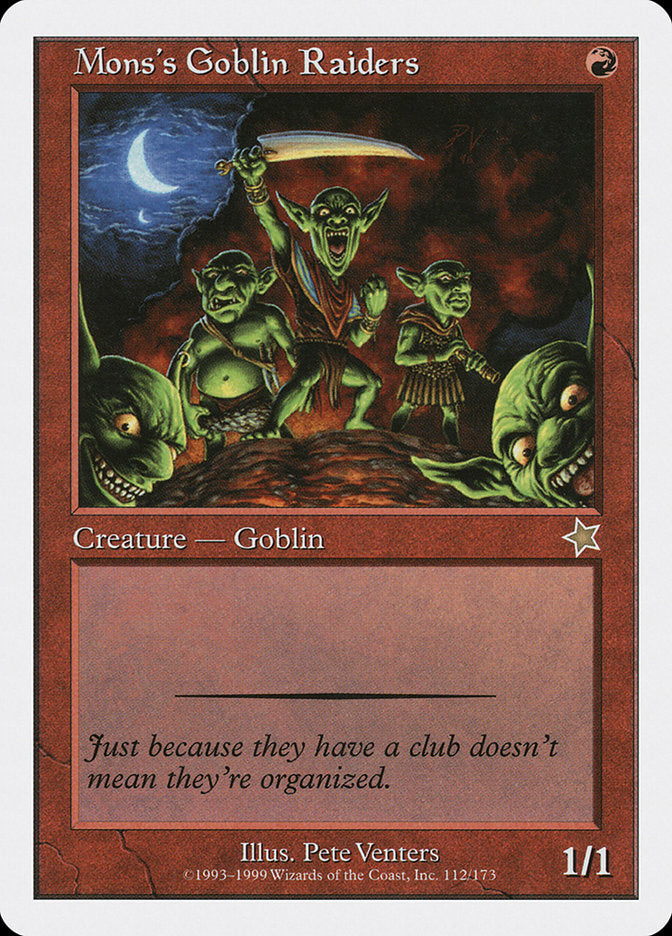 Mons's Goblin Raiders [Starter 1999] | Rook's Games and More