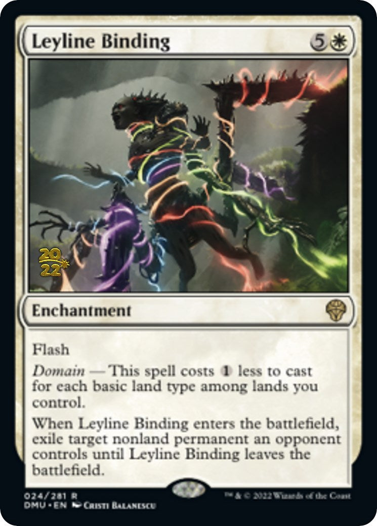 Leyline Binding [Dominaria United Prerelease Promos] | Rook's Games and More