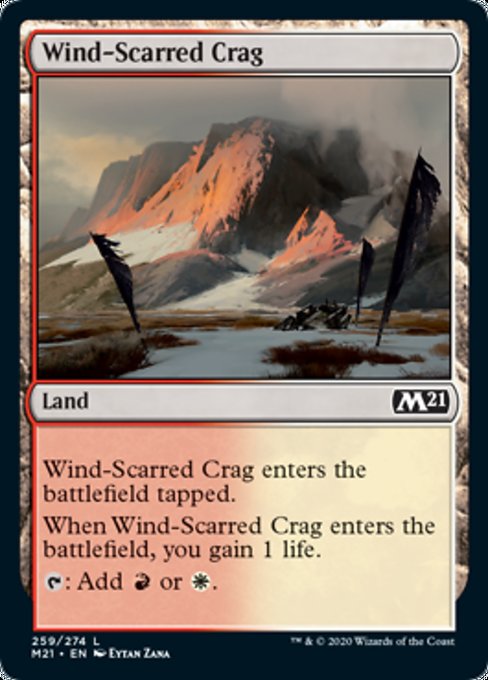 Wind-Scarred Crag [Core Set 2021] | Rook's Games and More