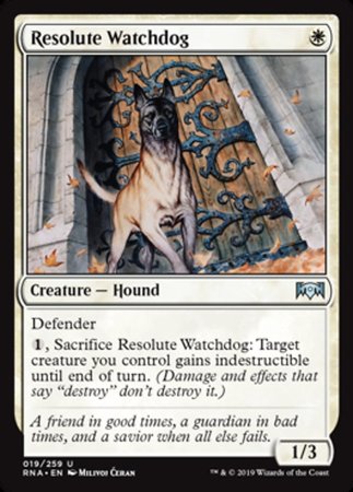 Resolute Watchdog [Ravnica Allegiance] | Rook's Games and More