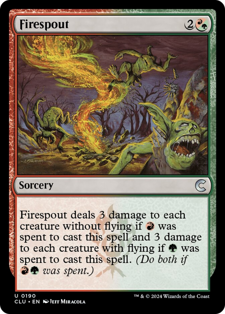 Firespout [Ravnica: Clue Edition] | Rook's Games and More