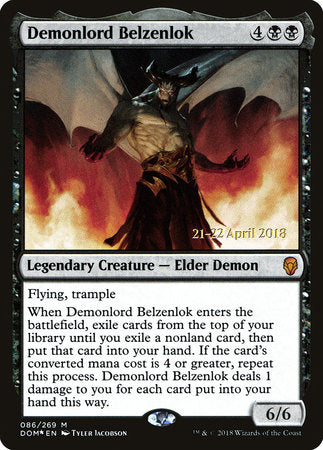 Demonlord Belzenlok [Dominaria Promos] | Rook's Games and More