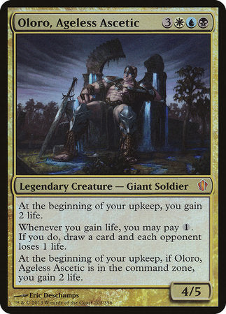 Oloro, Ageless Ascetic (Commander 2013) [Commander 2013 Oversized] | Rook's Games and More