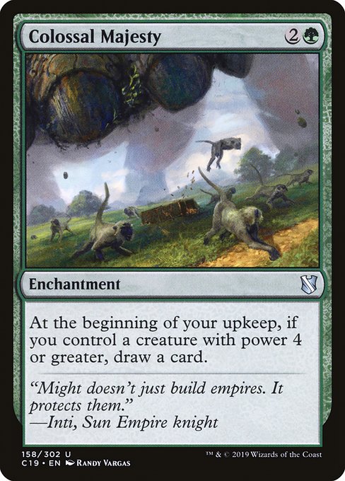 Colossal Majesty [Commander 2019] | Rook's Games and More