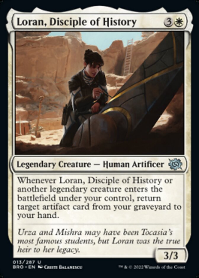 Loran, Disciple of History [The Brothers' War] | Rook's Games and More
