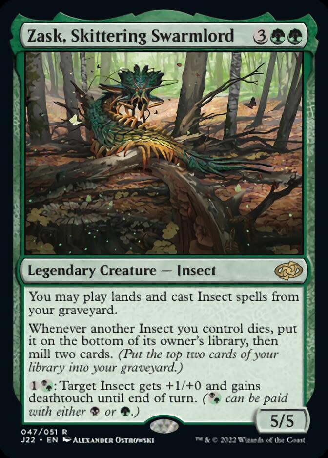 Zask, Skittering Swarmlord [Jumpstart 2022] | Rook's Games and More