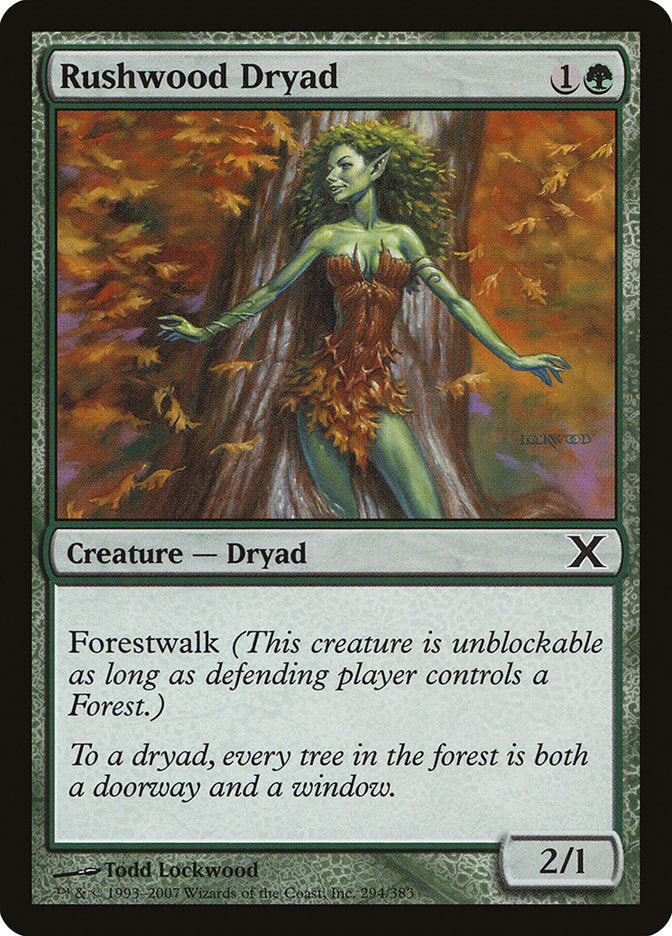 Rushwood Dryad [Tenth Edition] | Rook's Games and More