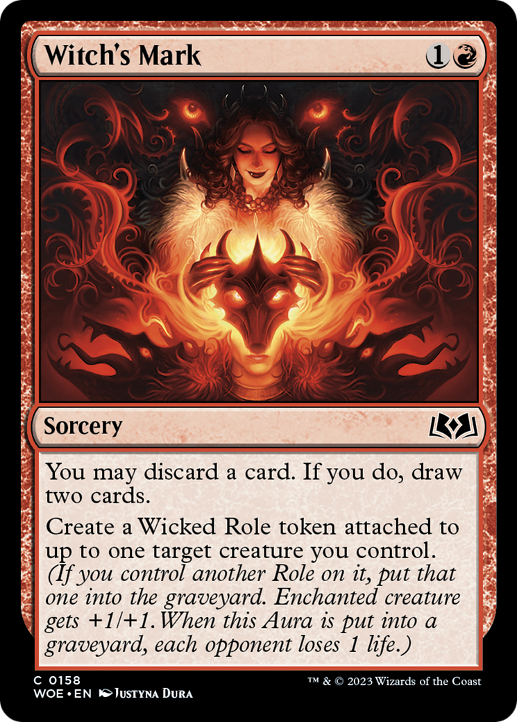 Witch's Mark [Wilds of Eldraine] | Rook's Games and More