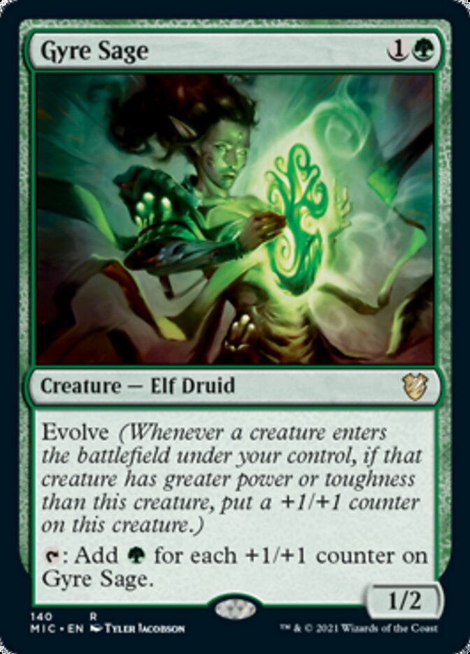 Gyre Sage [Innistrad: Midnight Hunt Commander] | Rook's Games and More