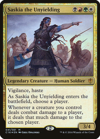 Saskia the Unyielding (Commander 2016) [Commander 2016 Oversized] | Rook's Games and More