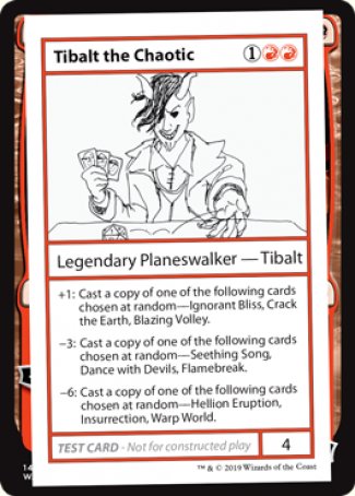 Tibalt the Chaotic (2021 Edition) [Mystery Booster Playtest Cards] | Rook's Games and More