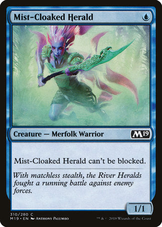 Mist-Cloaked Herald [Core Set 2019] | Rook's Games and More