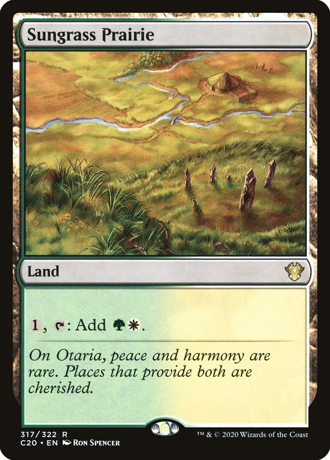 Sungrass Prairie [Commander 2020] | Rook's Games and More