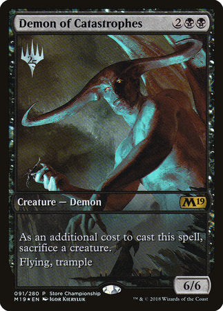 Demon of Catastrophes [Core Set 2019 Promos] | Rook's Games and More