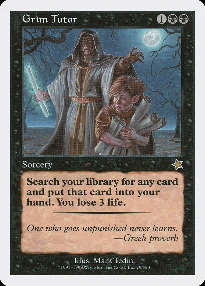 Grim Tutor [Starter 1999] | Rook's Games and More