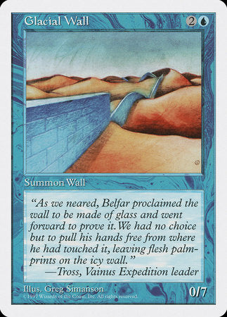 Glacial Wall [Fifth Edition] | Rook's Games and More