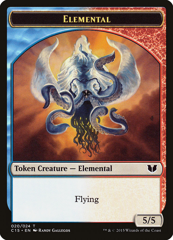 Drake // Elemental (020) Double-Sided Token [Commander 2015 Tokens] | Rook's Games and More