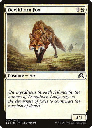 Devilthorn Fox [Shadows over Innistrad] | Rook's Games and More