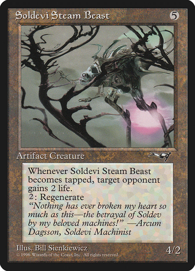 Soldevi Steam Beast (Purple Light Background) [Alliances] | Rook's Games and More