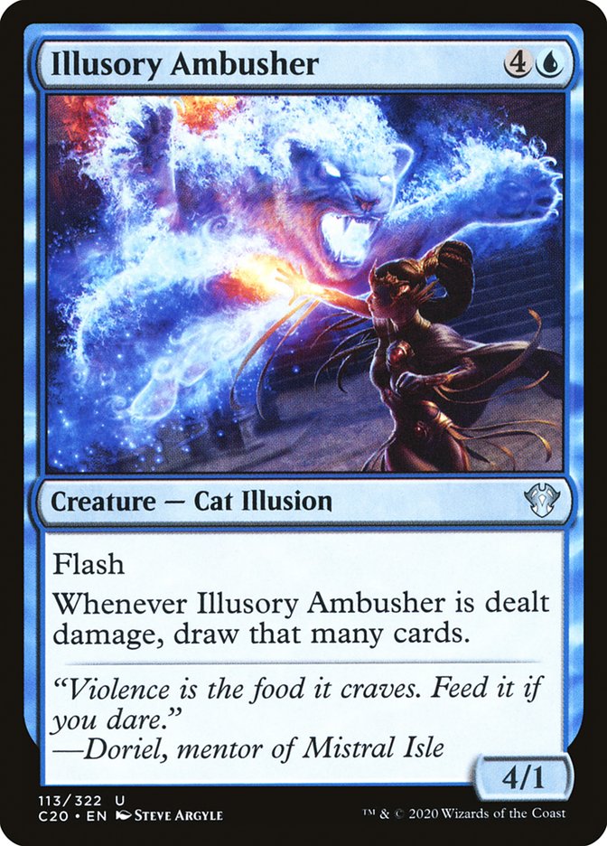 Illusory Ambusher [Commander 2020] | Rook's Games and More