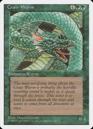 Craw Wurm [Fourth Edition] | Rook's Games and More