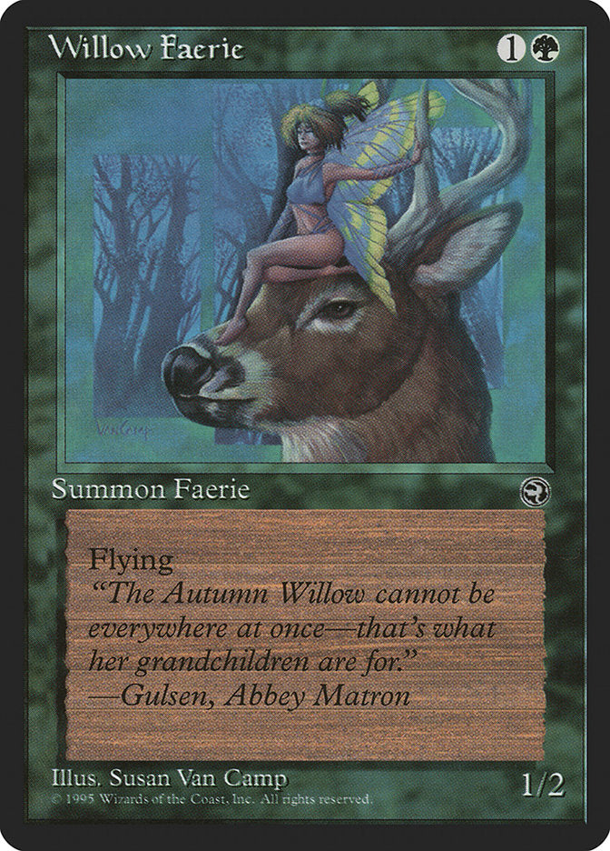 Willow Faerie (Gulsen Flavor Text) [Homelands] | Rook's Games and More