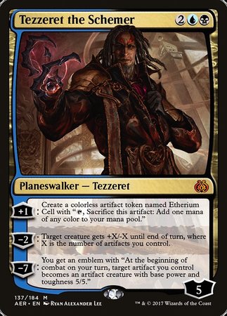 Tezzeret the Schemer [Aether Revolt] | Rook's Games and More