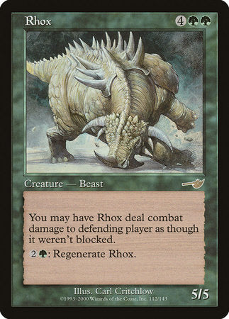 Rhox [Nemesis] | Rook's Games and More