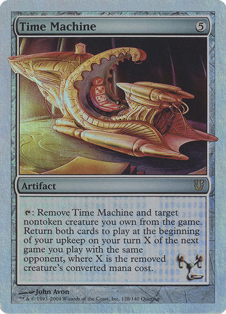 Time Machine (Alternate Foil) [Unhinged] | Rook's Games and More