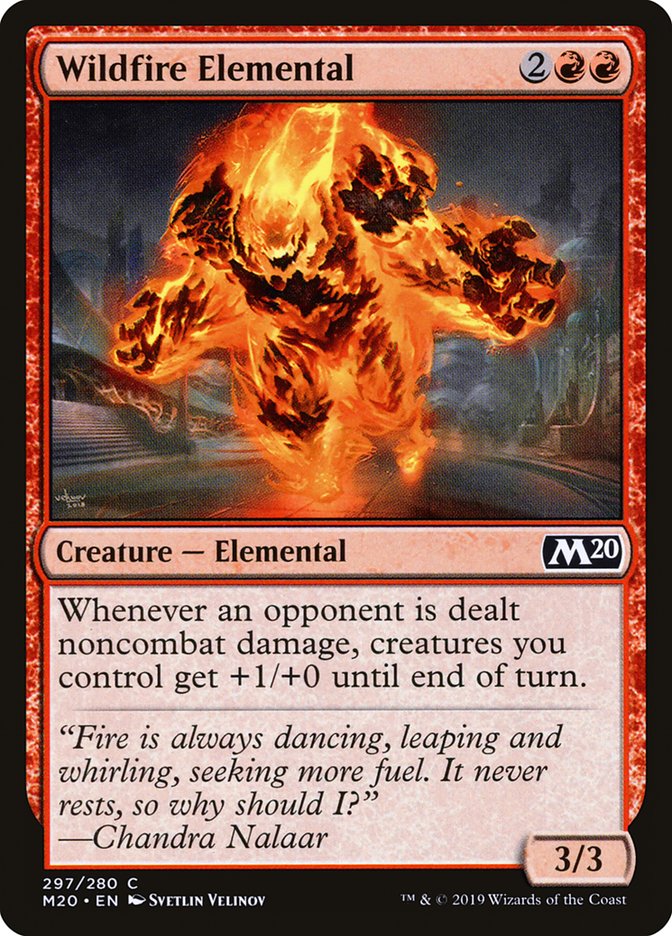 Wildfire Elemental [Core Set 2020] | Rook's Games and More