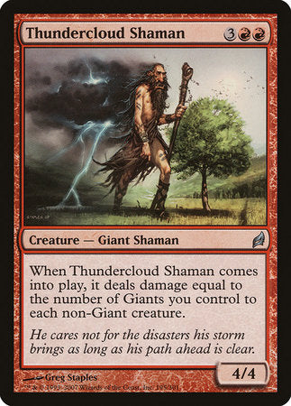 Thundercloud Shaman [Lorwyn] | Rook's Games and More