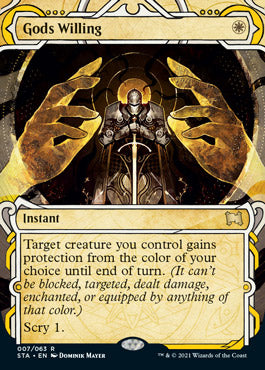 Gods Willing (Etched Foil) [Strixhaven Mystical Archive] | Rook's Games and More