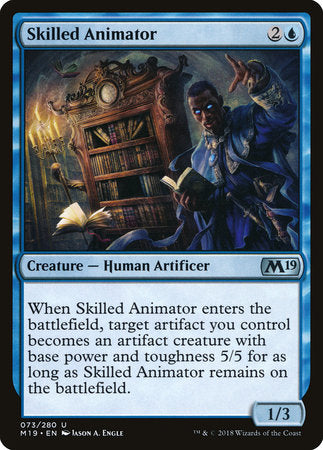 Skilled Animator [Core Set 2019] | Rook's Games and More