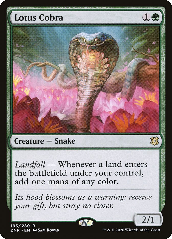 Lotus Cobra [Zendikar Rising] | Rook's Games and More