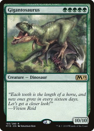 Gigantosaurus [Core Set 2019 Promos] | Rook's Games and More