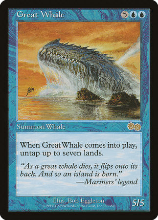 Great Whale [Urza's Saga] | Rook's Games and More