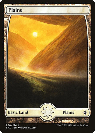 Plains (250) - Full Art [Battle for Zendikar] | Rook's Games and More