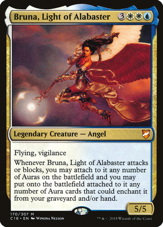 Bruna, Light of Alabaster [Commander 2018] | Rook's Games and More