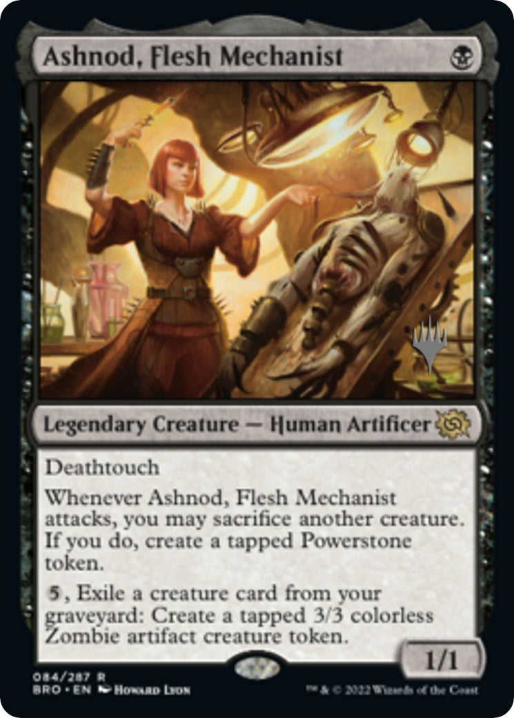 Ashnod, Flesh Mechanist (Promo Pack) [The Brothers' War Promos] | Rook's Games and More