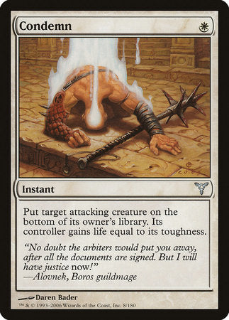 Condemn [Dissension] | Rook's Games and More