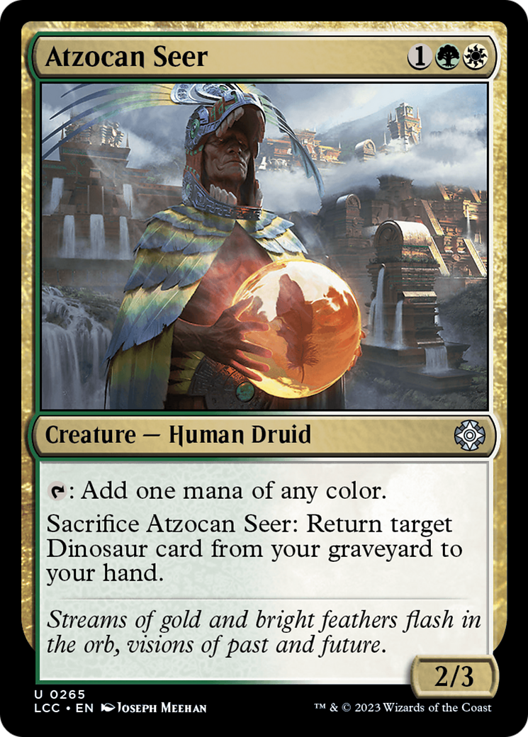 Atzocan Seer [The Lost Caverns of Ixalan Commander] | Rook's Games and More