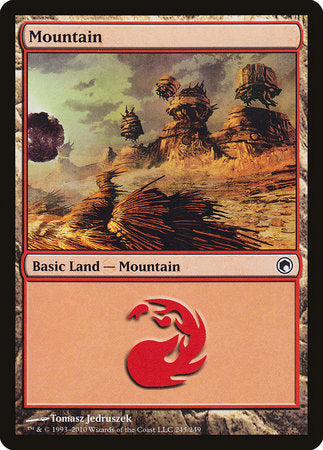 Mountain (245) [Scars of Mirrodin] | Rook's Games and More