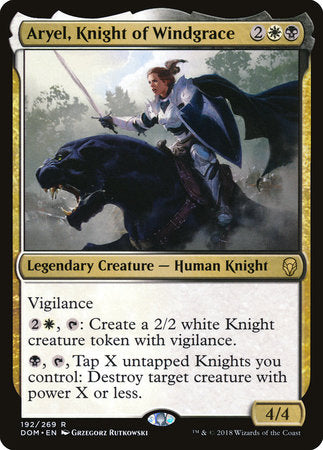 Aryel, Knight of Windgrace [Dominaria] | Rook's Games and More