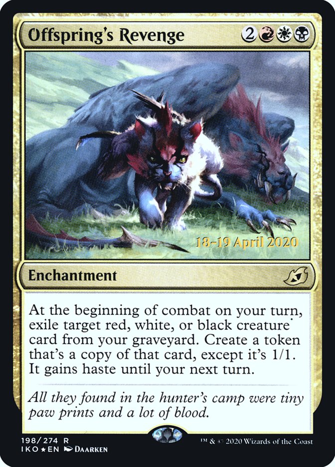 Offspring's Revenge  [Ikoria: Lair of Behemoths Prerelease Promos] | Rook's Games and More