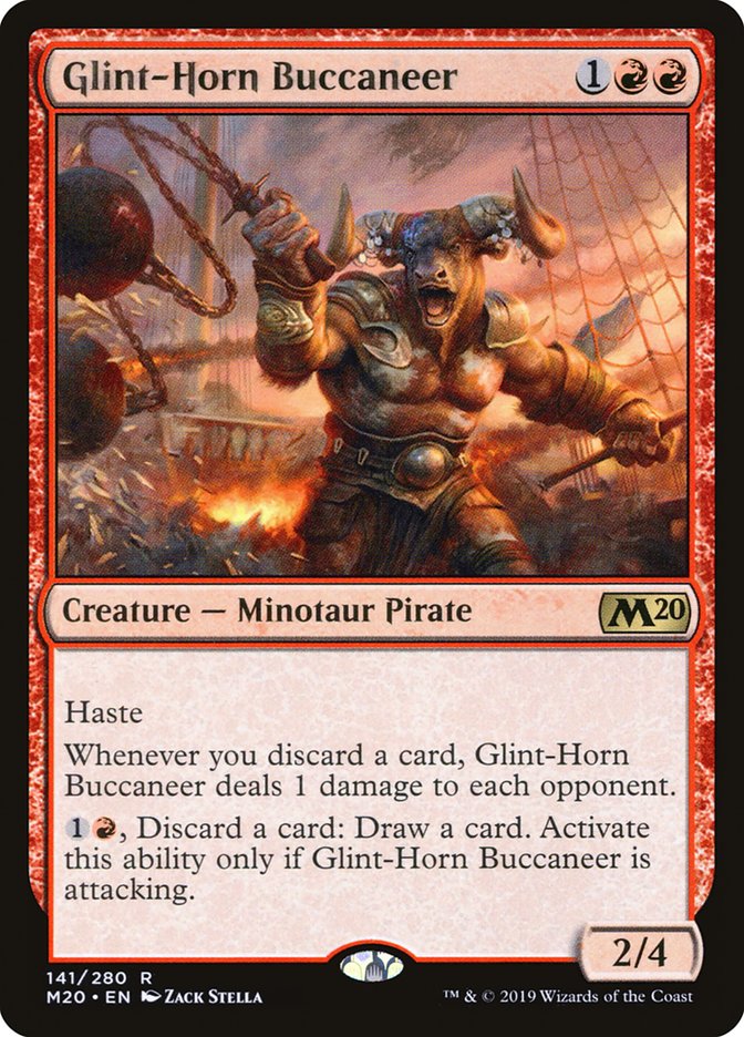 Glint-Horn Buccaneer [Core Set 2020] | Rook's Games and More