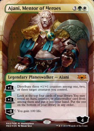 Ajani, Mentor of Heroes [Mythic Edition] | Rook's Games and More