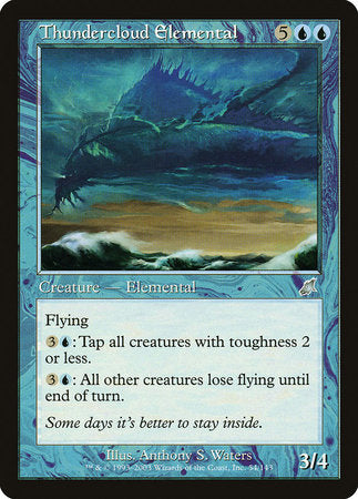 Thundercloud Elemental [Scourge] | Rook's Games and More