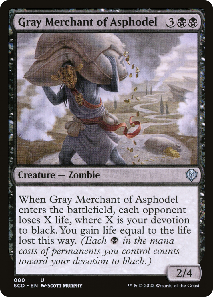 Gray Merchant of Asphodel [Starter Commander Decks] | Rook's Games and More